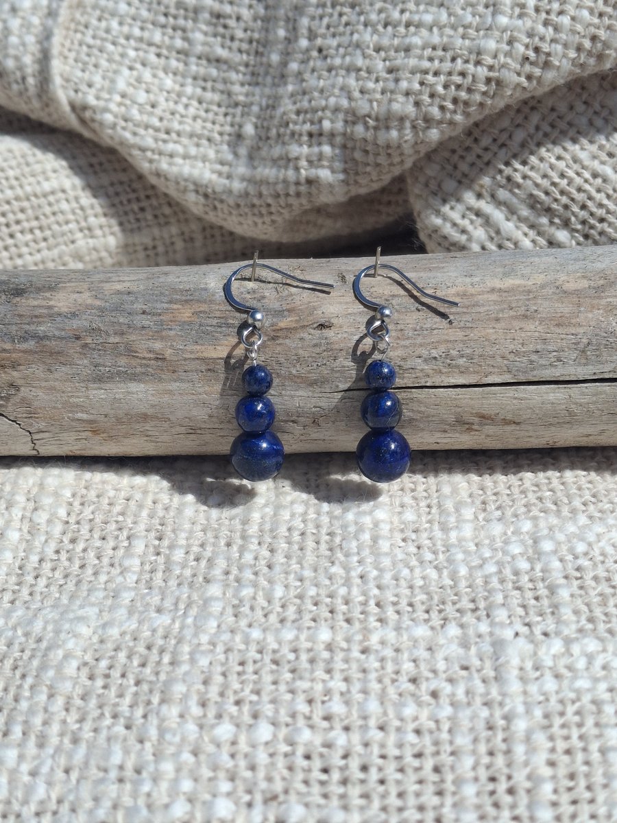 Lapis Lazuli boucles d'oreilles